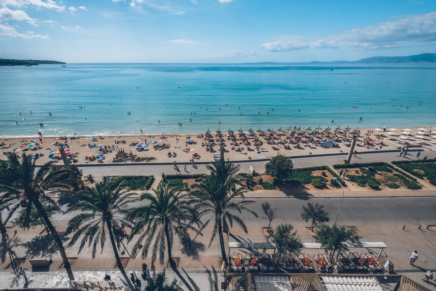 espectacular suite vista mar del Hotel Aya en Playa de Palma