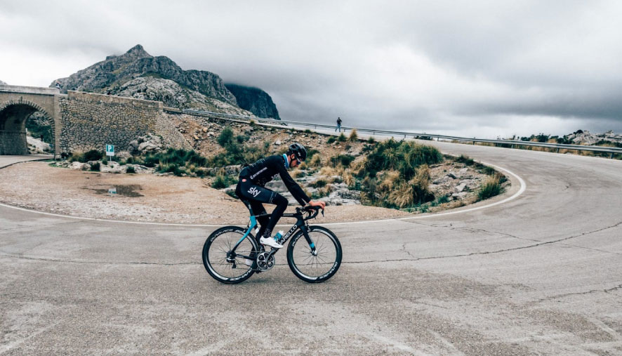 ciclismo nudo de la corbata