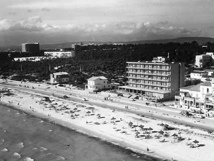 History of the hotel aya in playa de palma