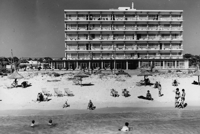 origines de l'hôtel aya à playa de palma